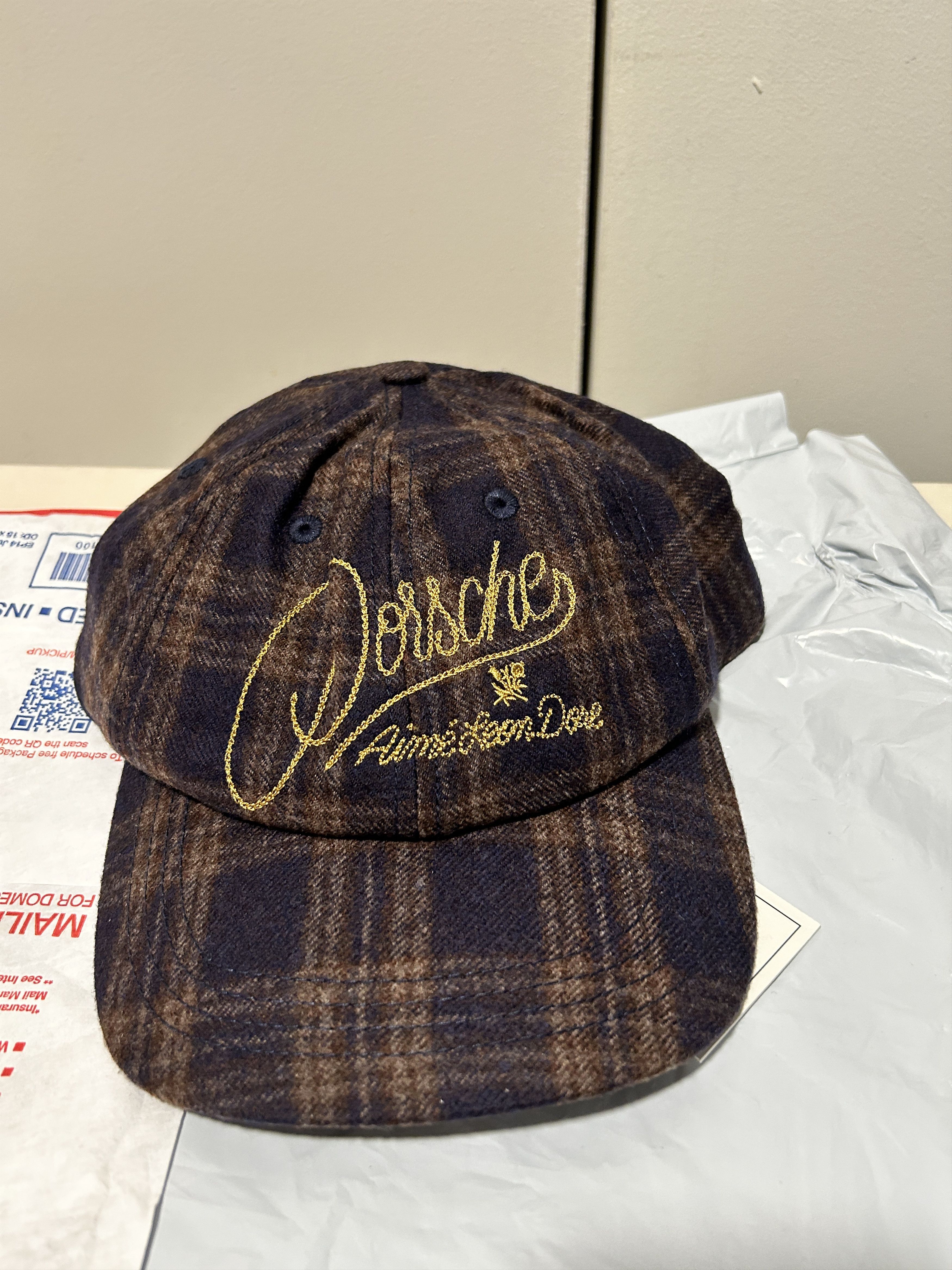 Aime Leon Dore × Porsche Design Aime Leon Dore ALD / Porsche 356 Plaid Wool Hat Size ONE SIZE - 3 Thumbnail