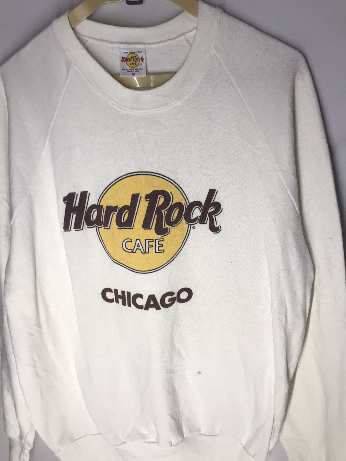 Hard Rock Cafe × Vintage Vintage Hard Rock Cafe Chicago crewneck sweatshirt usa Size US M / EU 48-50 / 2 - 4 Thumbnail