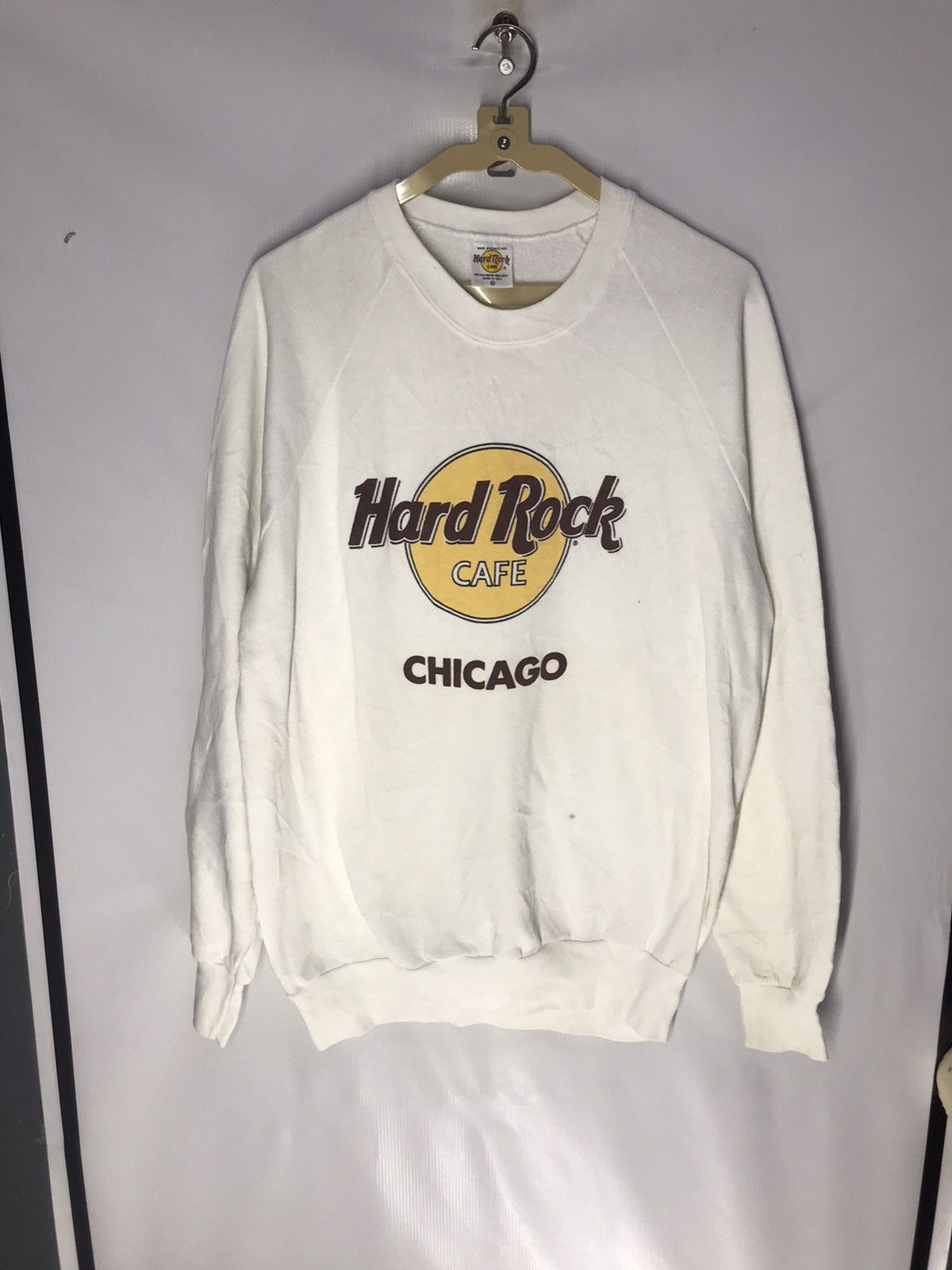 Hard Rock Cafe × Vintage Vintage Hard Rock Cafe Chicago crewneck sweatshirt usa Size US M / EU 48-50 / 2 - 6 Thumbnail