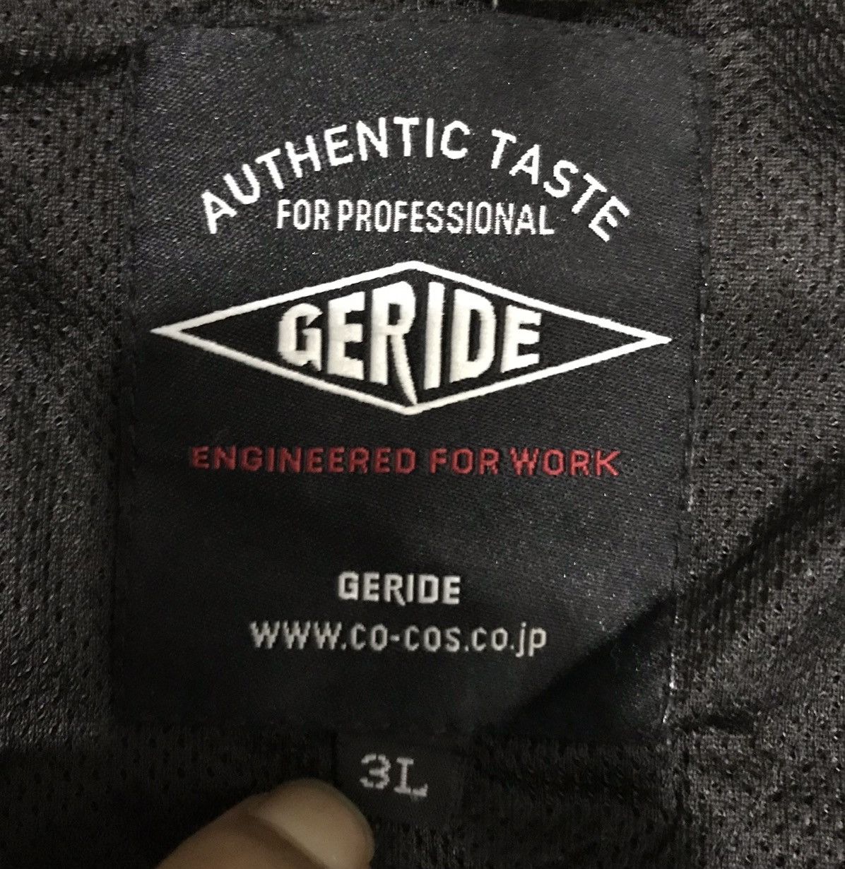 Japanese Brand GERIDE ENGINEERED FOR WORK Size US L / EU 52-54 / 3 - 13 Thumbnail