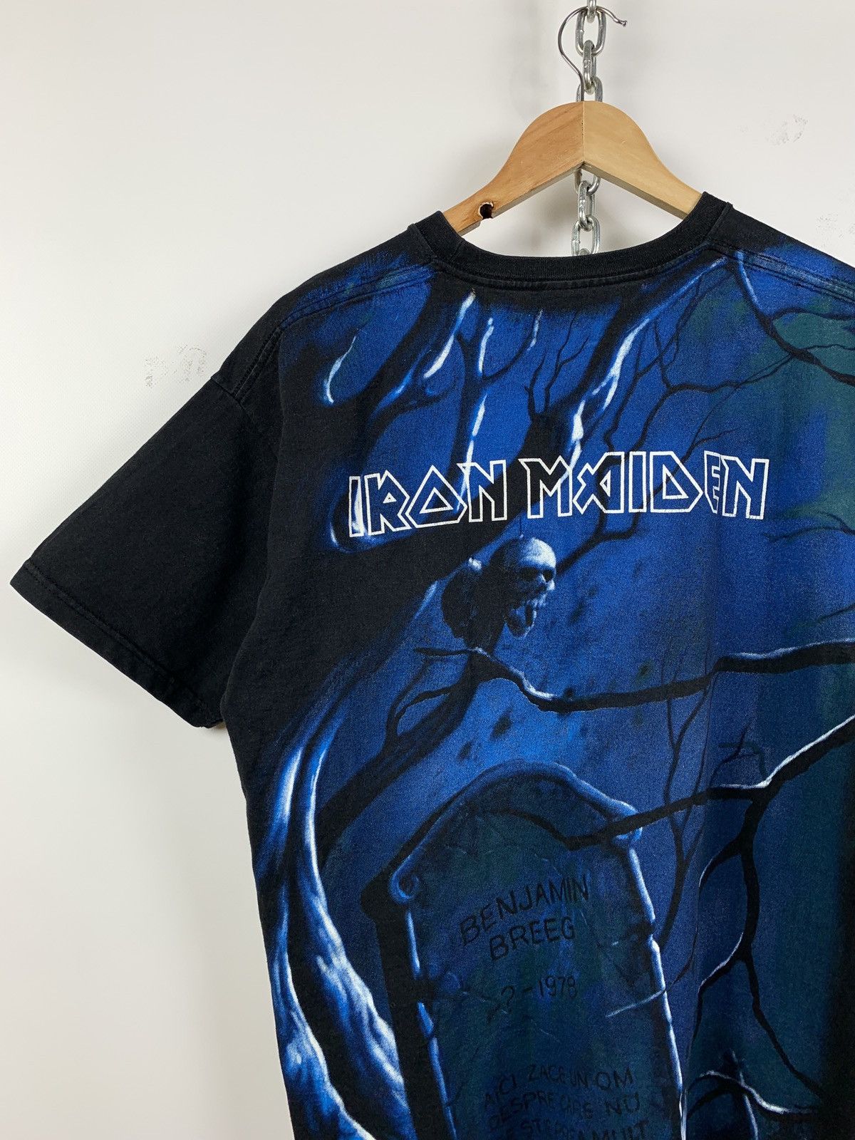 Band Tees Vintage Iron Maiden All Over Print Band T-Shirt Size US M / EU 48-50 / 2 - 8 Thumbnail