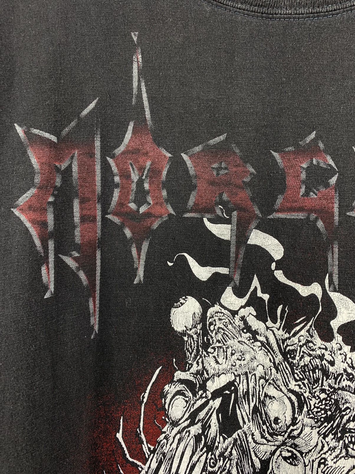 Band Tees 1991 Vintage Morgoth Cursed Band Metal T-Shirt Size US L / EU 52-54 / 3 - 9 Thumbnail