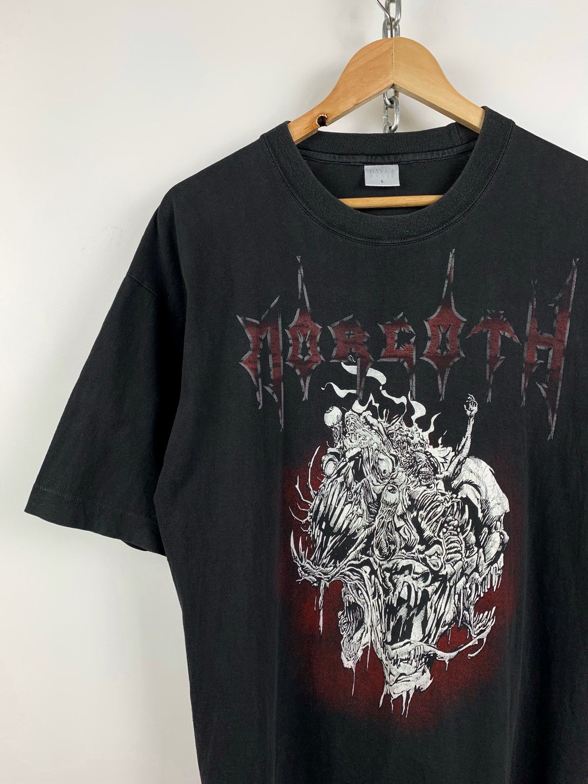 Band Tees 1991 Vintage Morgoth Cursed Band Metal T-Shirt Size US L / EU 52-54 / 3 - 3 Thumbnail