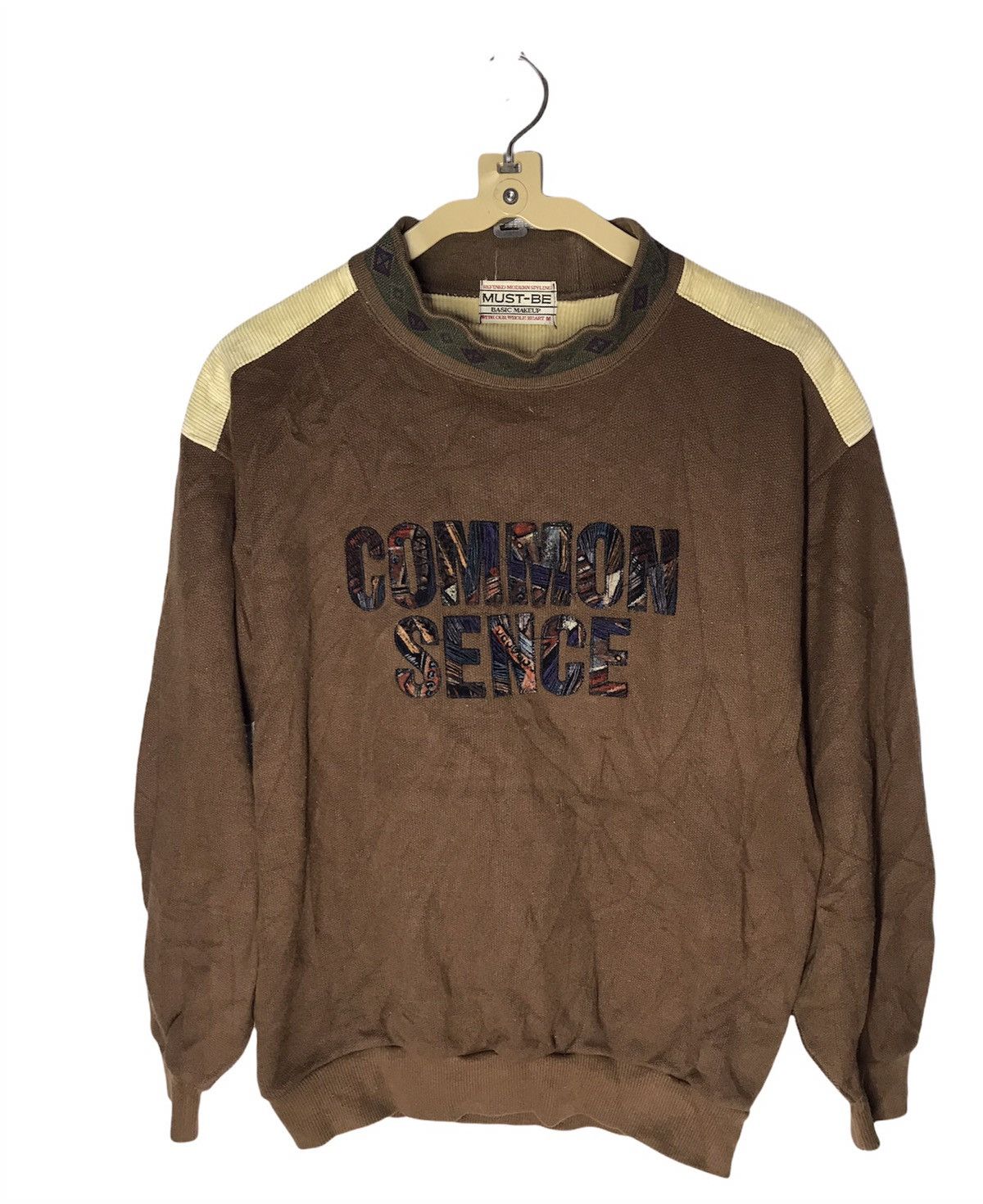 Japanese Brand Spellout sweatshirt by must-be Size US M / EU 48-50 / 2 - 1 Thumbnail
