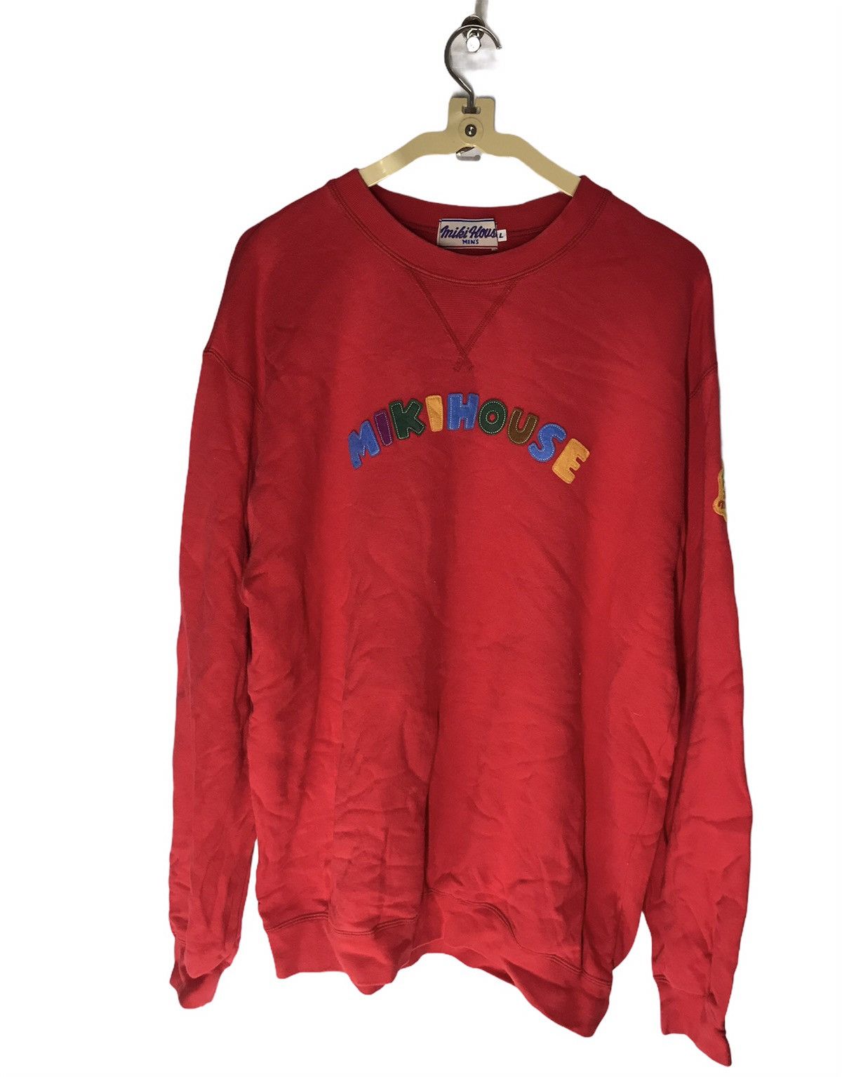 Japanese Brand Miki house spellout crewneck sweatshirt Size US L / EU 52-54 / 3 - 1 Thumbnail