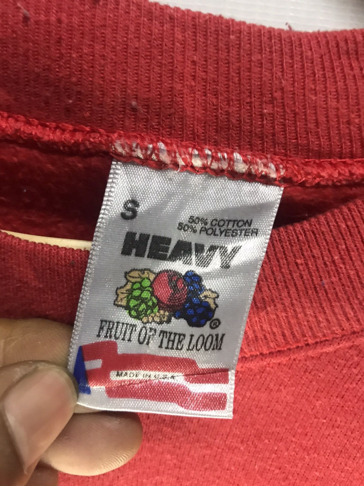 Fruit Of The Loom × Vintage Vintage patcare sweatshirt made in usa Size US S / EU 44-46 / 1 - 3 Thumbnail