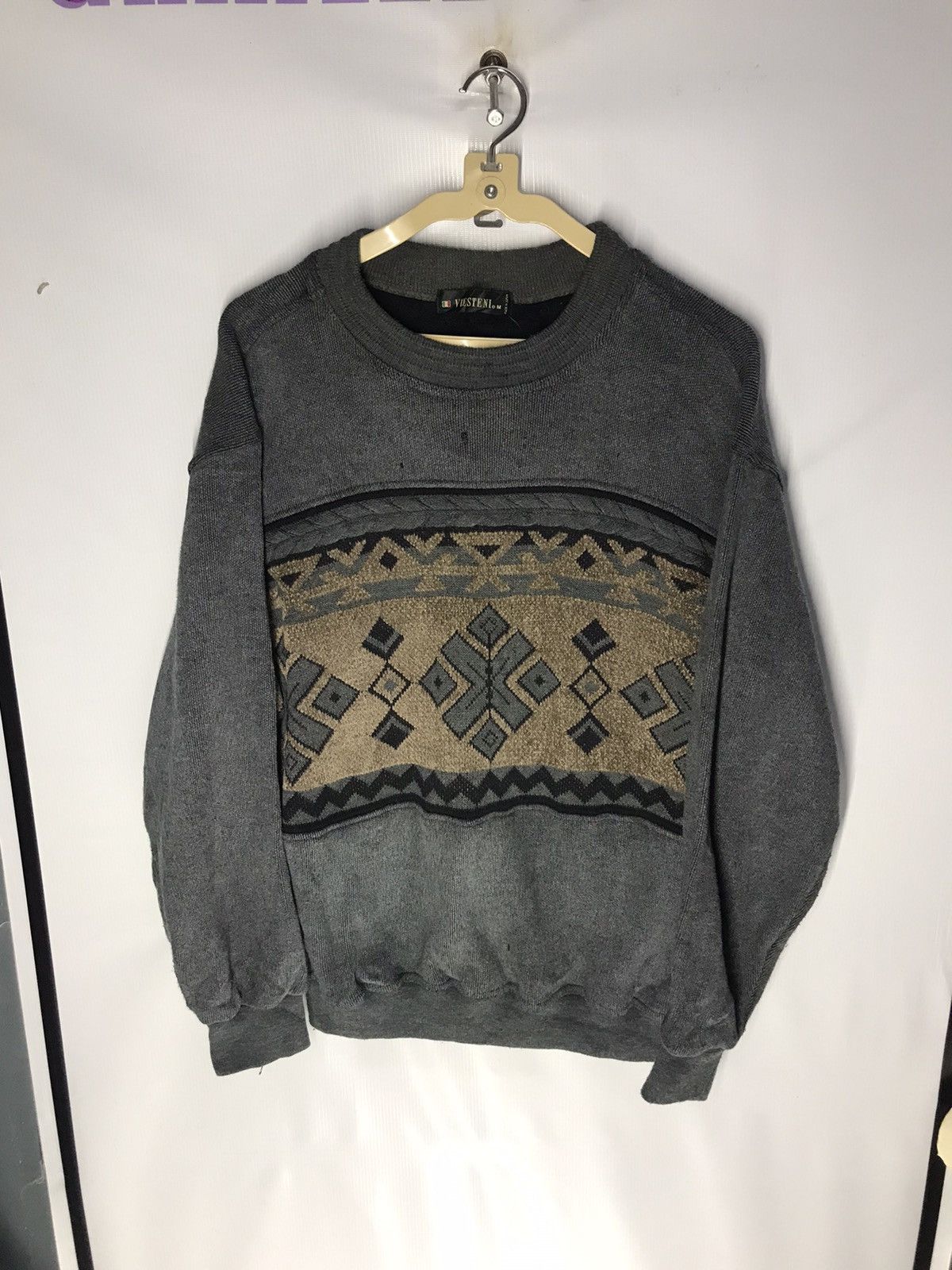 Japanese Brand Knit crewneck sweatshirt by viesteni Size US M / EU 48-50 / 2 - 7 Thumbnail