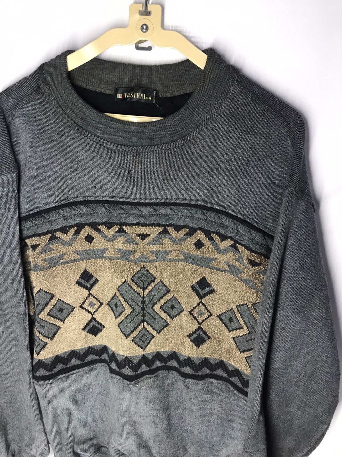 Japanese Brand Knit crewneck sweatshirt by viesteni Size US M / EU 48-50 / 2 - 5 Thumbnail
