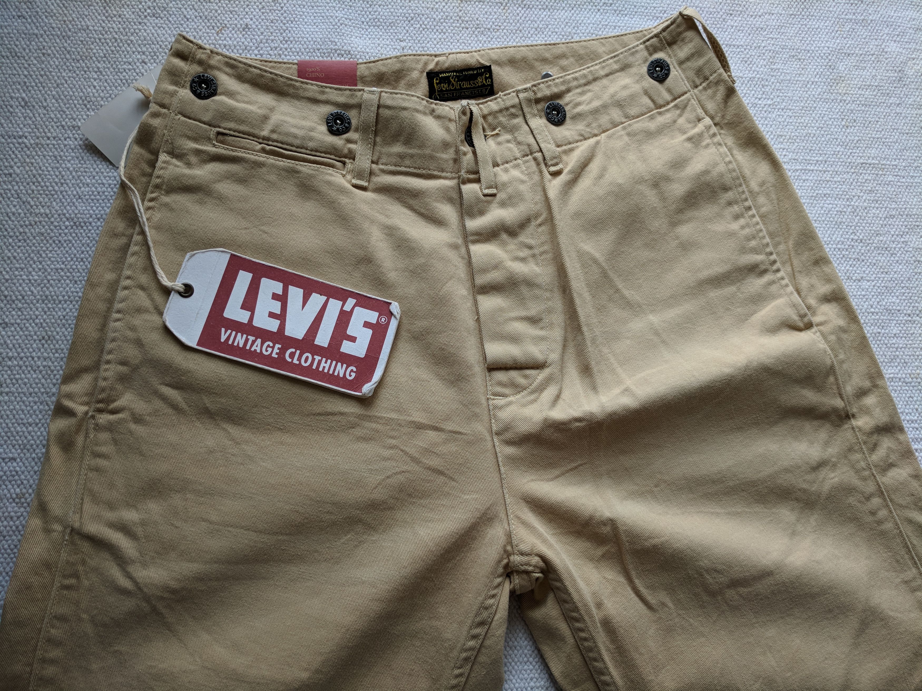 Levi's Levis LVC vintage clothing San Francisco deadstock khakis chino 1920s style pants size 29 30 Size US 29 - 4 Thumbnail