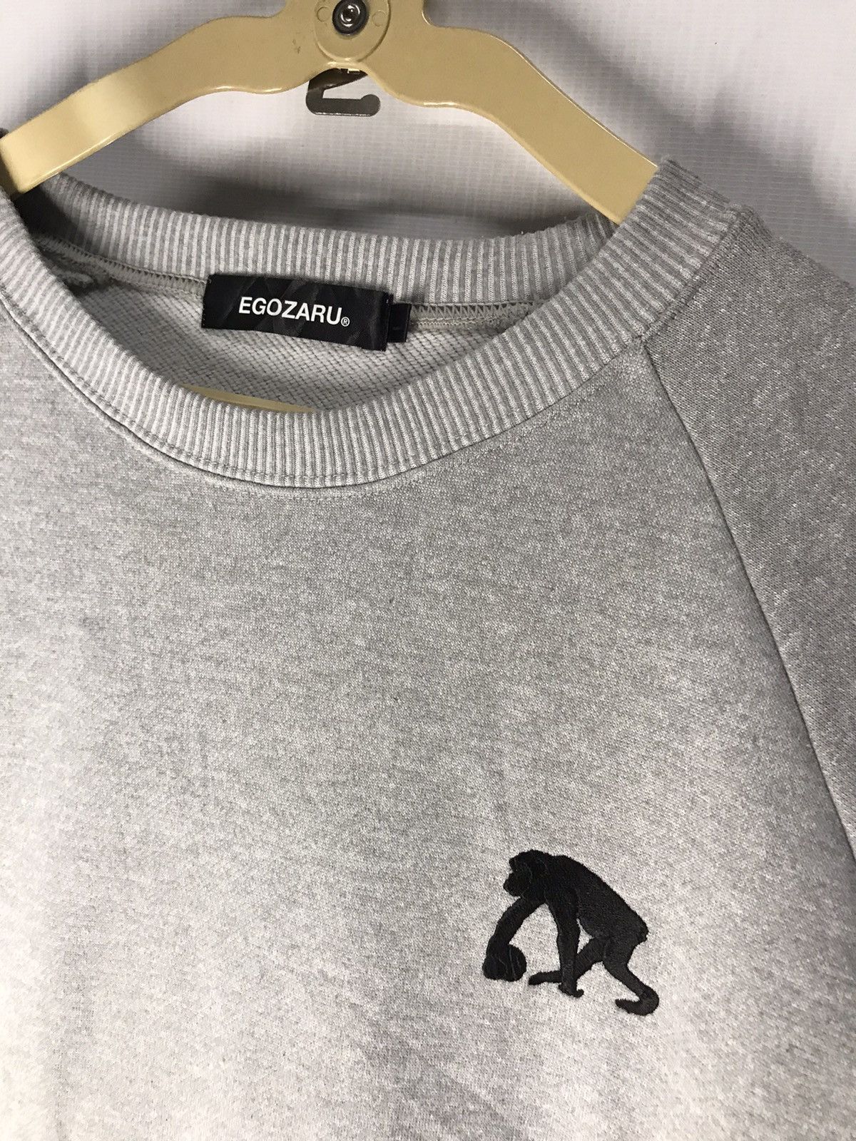 Japanese Brand Egozaru sweatshirt small embroidered logo Size US L / EU 52-54 / 3 - 3 Thumbnail