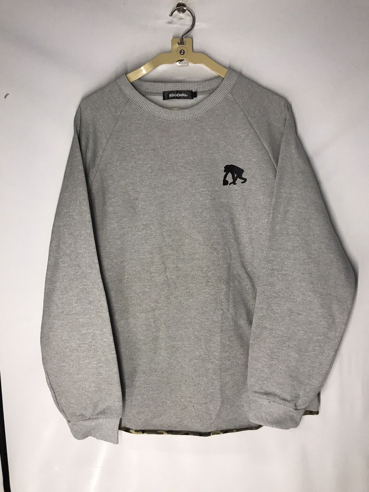 Japanese Brand Egozaru sweatshirt small embroidered logo Size US L / EU 52-54 / 3 - 7 Thumbnail