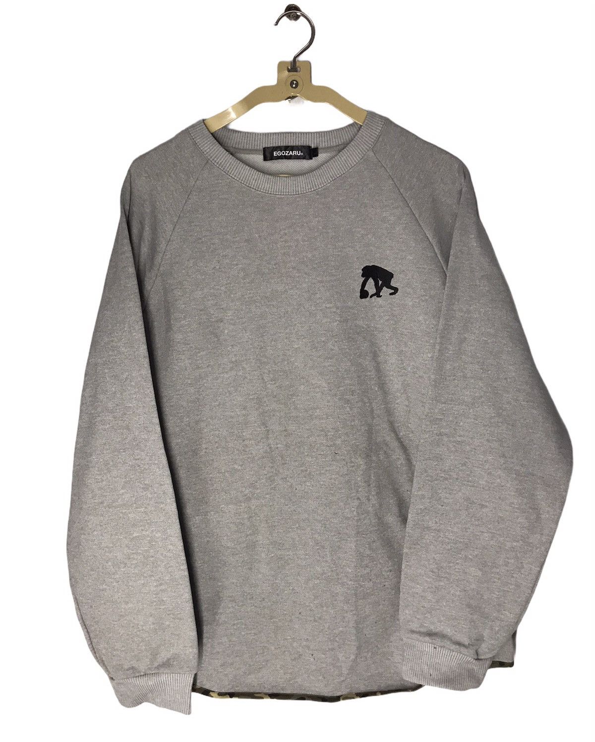 Japanese Brand Egozaru sweatshirt small embroidered logo Size US L / EU 52-54 / 3 - 1 Thumbnail