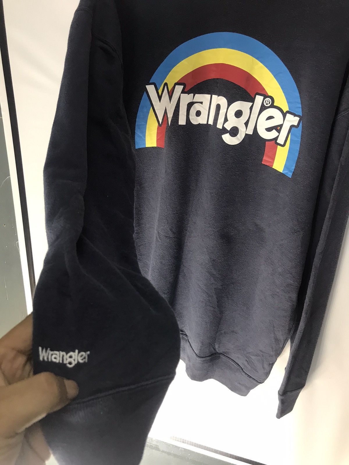 Wrangler Wrangler sweatshirt rainbow art Size US XL / EU 56 / 4 - 6 Thumbnail