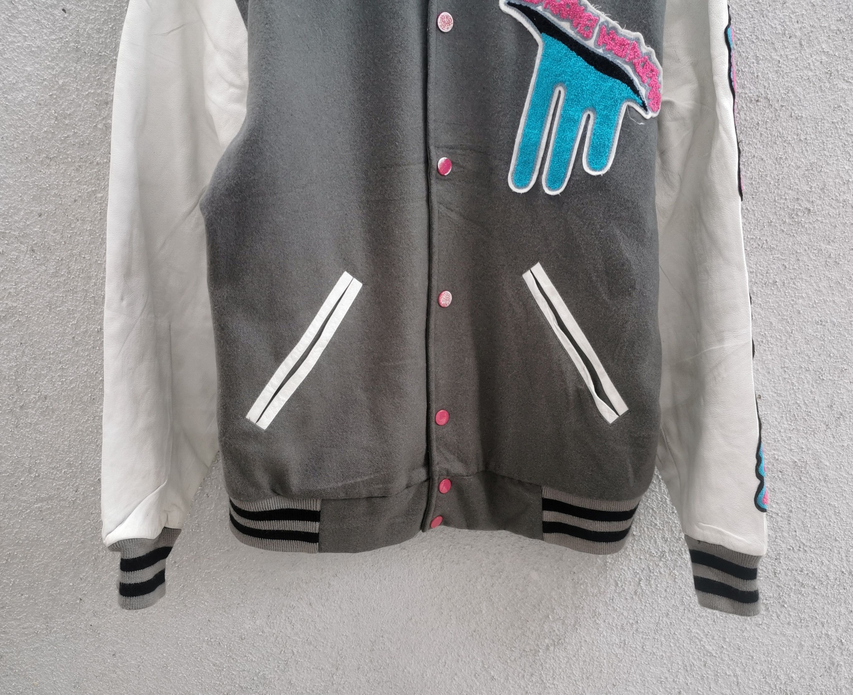 BIGI Plotgate Hip Hop Leather Varsity Jacket Size US M / EU 48-50 / 2 - 7 Thumbnail