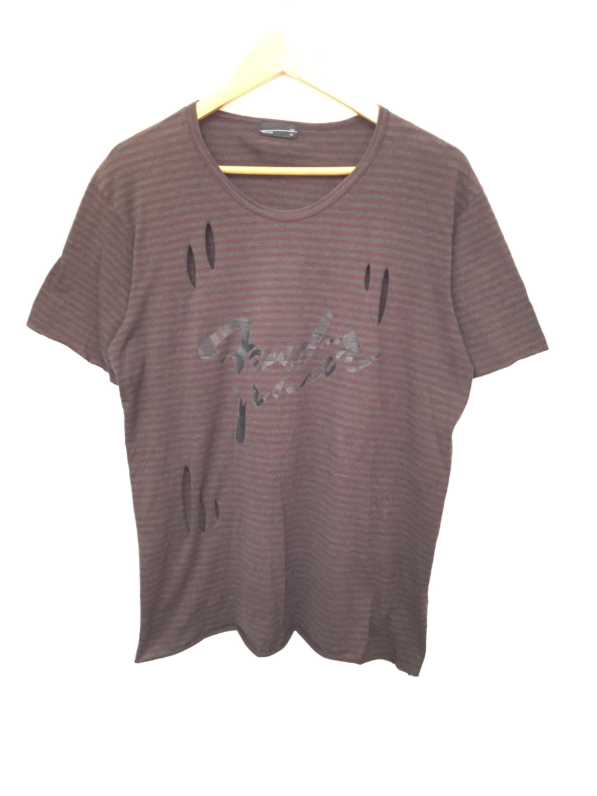 Fender × Lad Musician LAD MUSICIAN stripe Fender Distress tee Size US L / EU 52-54 / 3 - 1 Thumbnail
