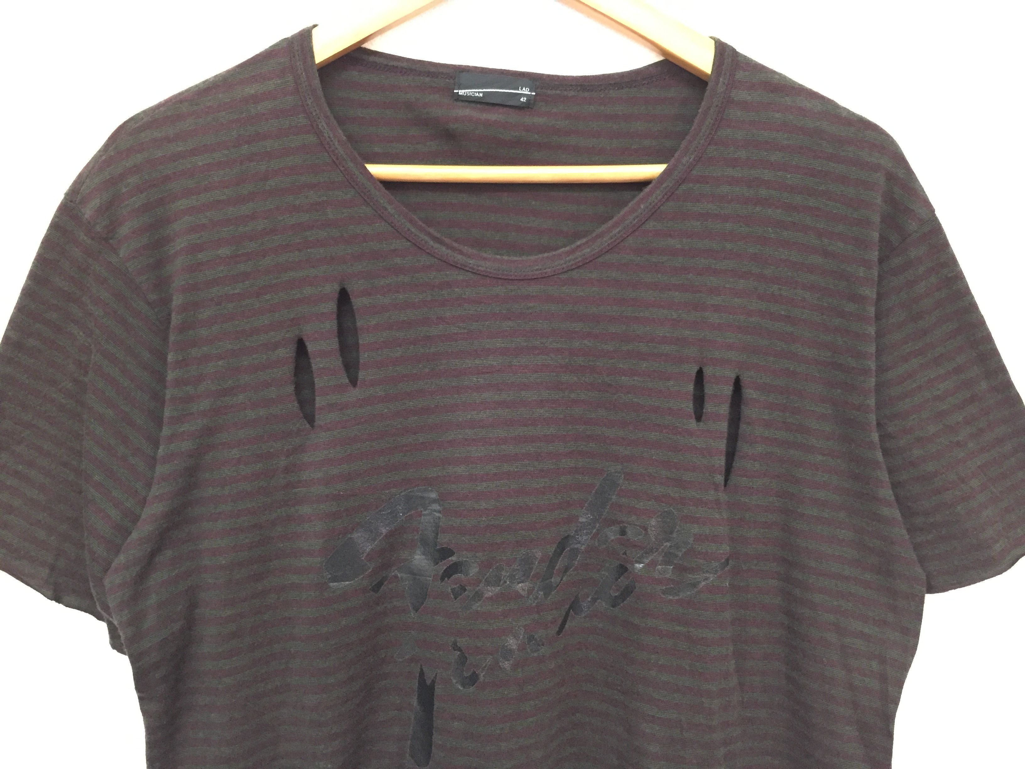 Fender × Lad Musician LAD MUSICIAN stripe Fender Distress tee Size US L / EU 52-54 / 3 - 3 Thumbnail