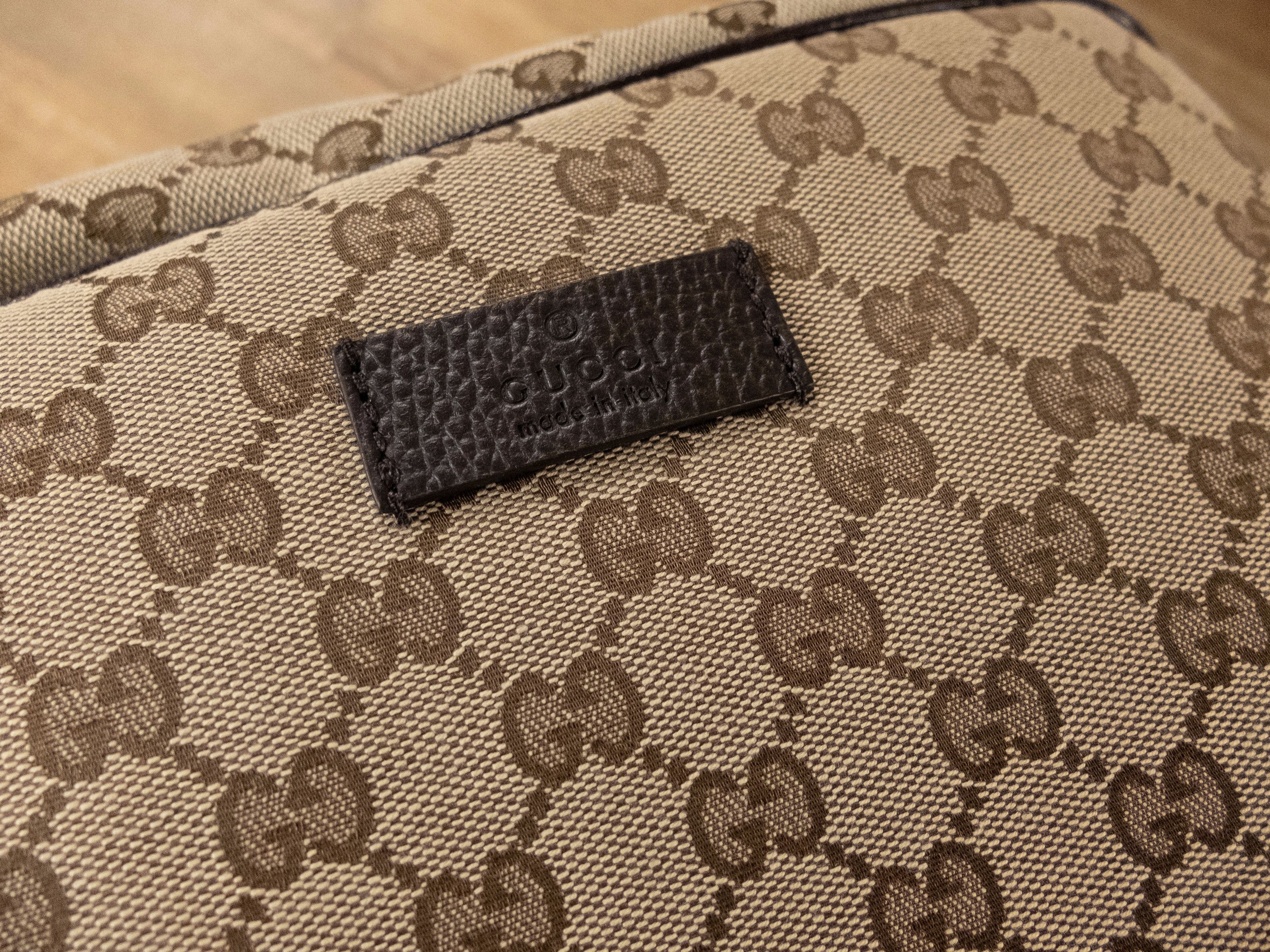 Gucci GUCCI beige GG Guccissima supreme canvas backpack Size ONE SIZE - 2 Thumbnail