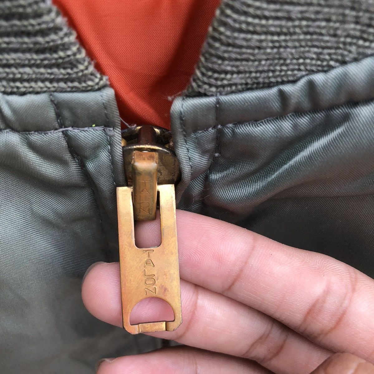 Buzz Rickson's Vintage 70s MA 1 Bomber jacket Talon Zip Size US M / EU 48-50 / 2 - 10 Thumbnail