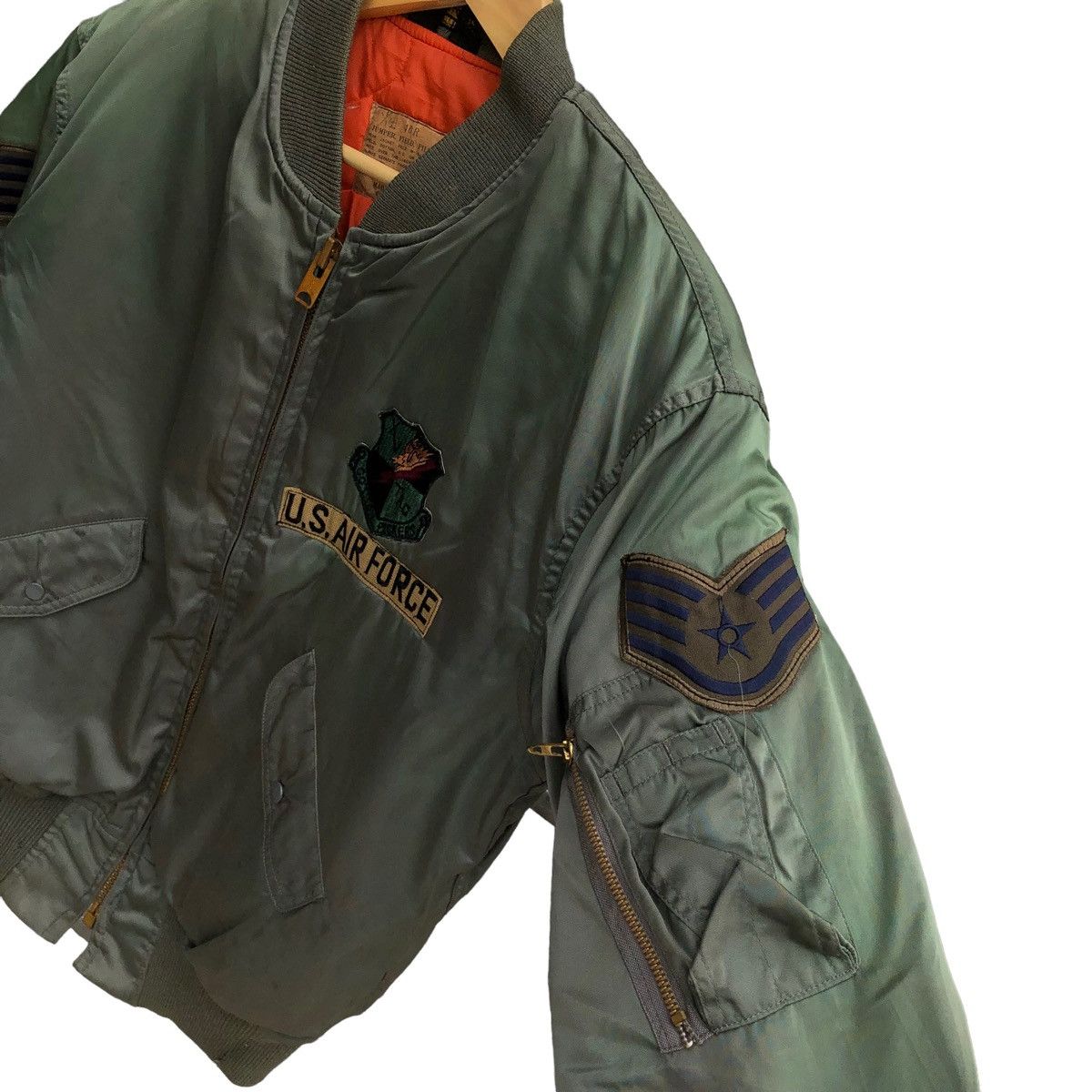 Buzz Rickson's Vintage 70s MA 1 Bomber jacket Talon Zip Size US M / EU 48-50 / 2 - 7 Thumbnail