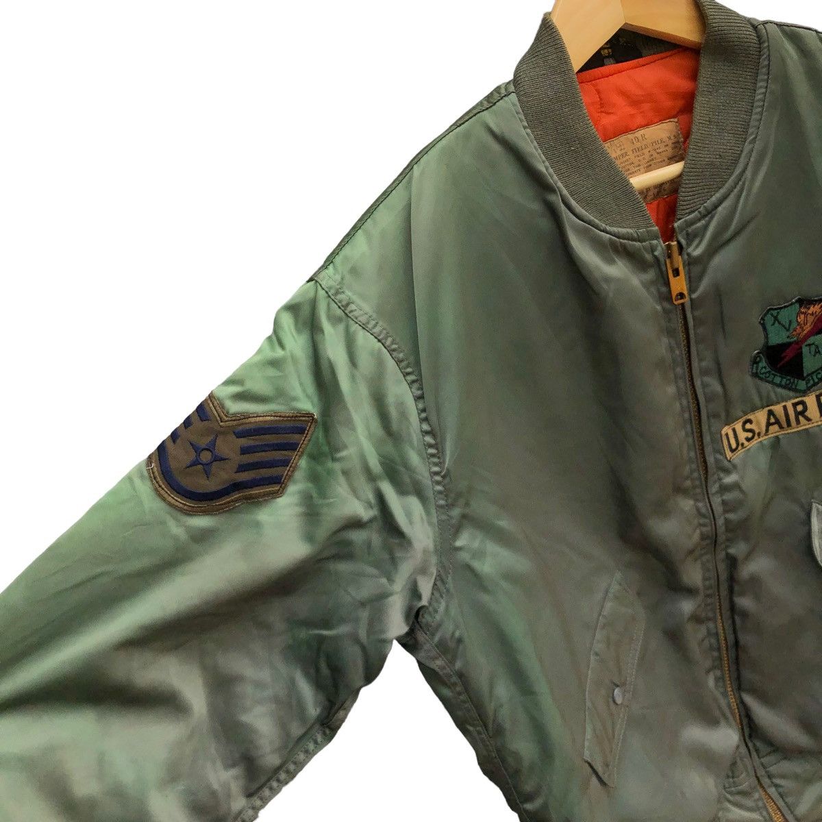 Buzz Rickson's Vintage 70s MA 1 Bomber jacket Talon Zip Size US M / EU 48-50 / 2 - 4 Thumbnail