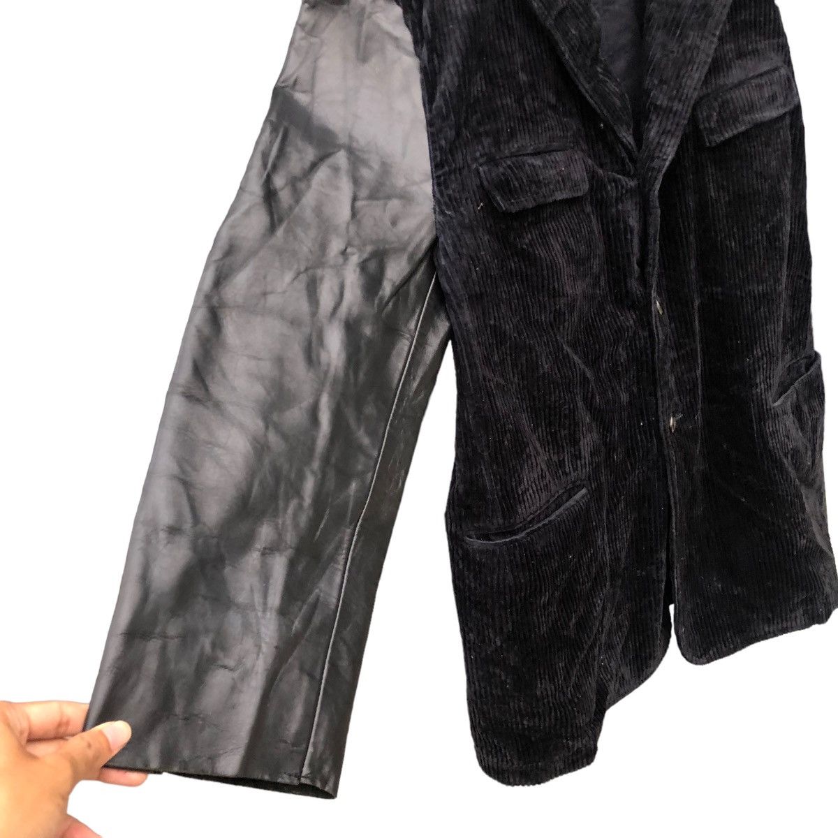 Comme des Garcons Homme Plus AD1995 CDGH sleeve leather corduroy coat Size US M / EU 48-50 / 2 - 7 Thumbnail