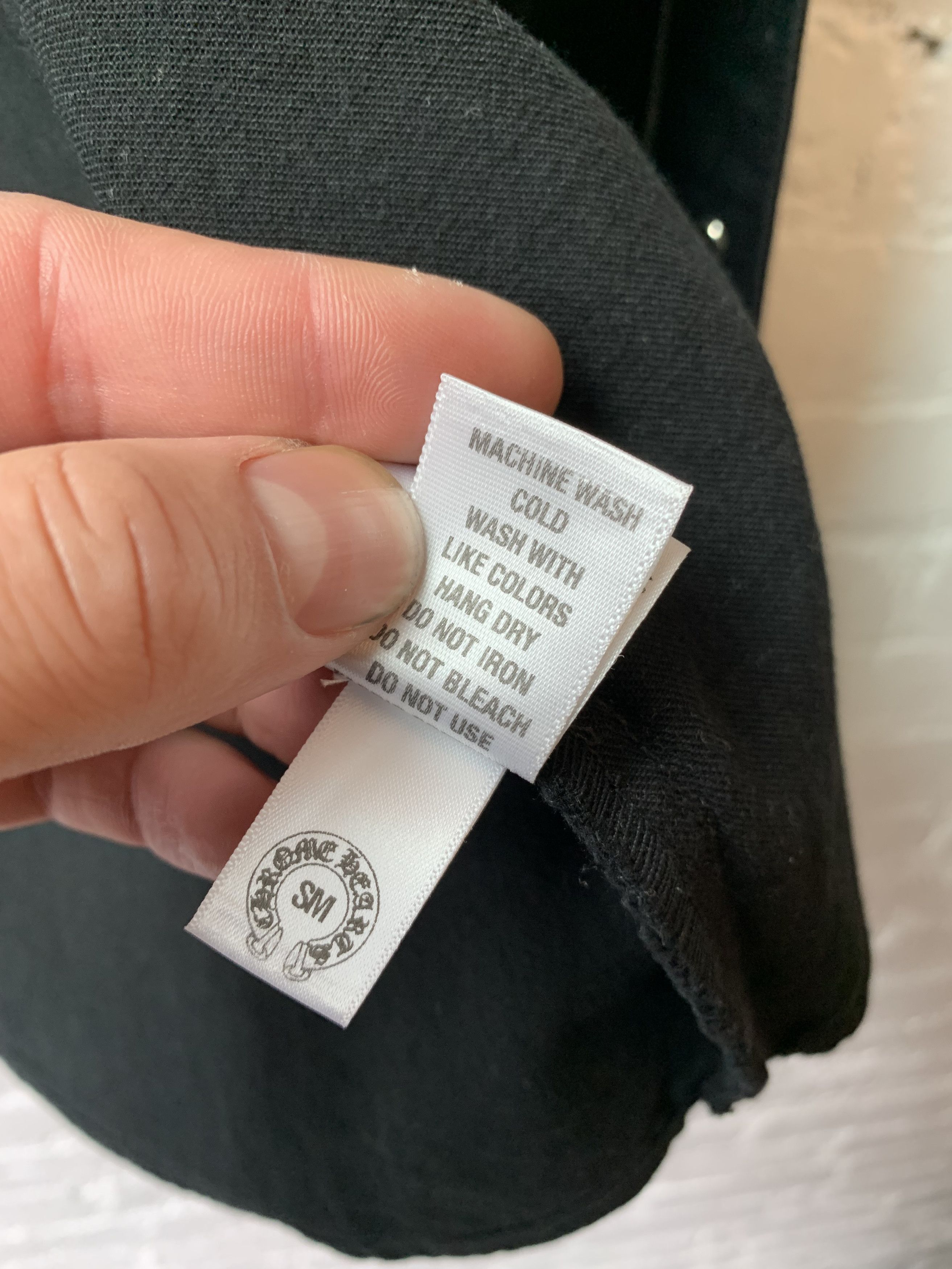 Chrome Hearts Chrome Hearts Cross Patch Workman's Button Up Sz M Size US S / EU 44-46 / 1 - 11 Thumbnail