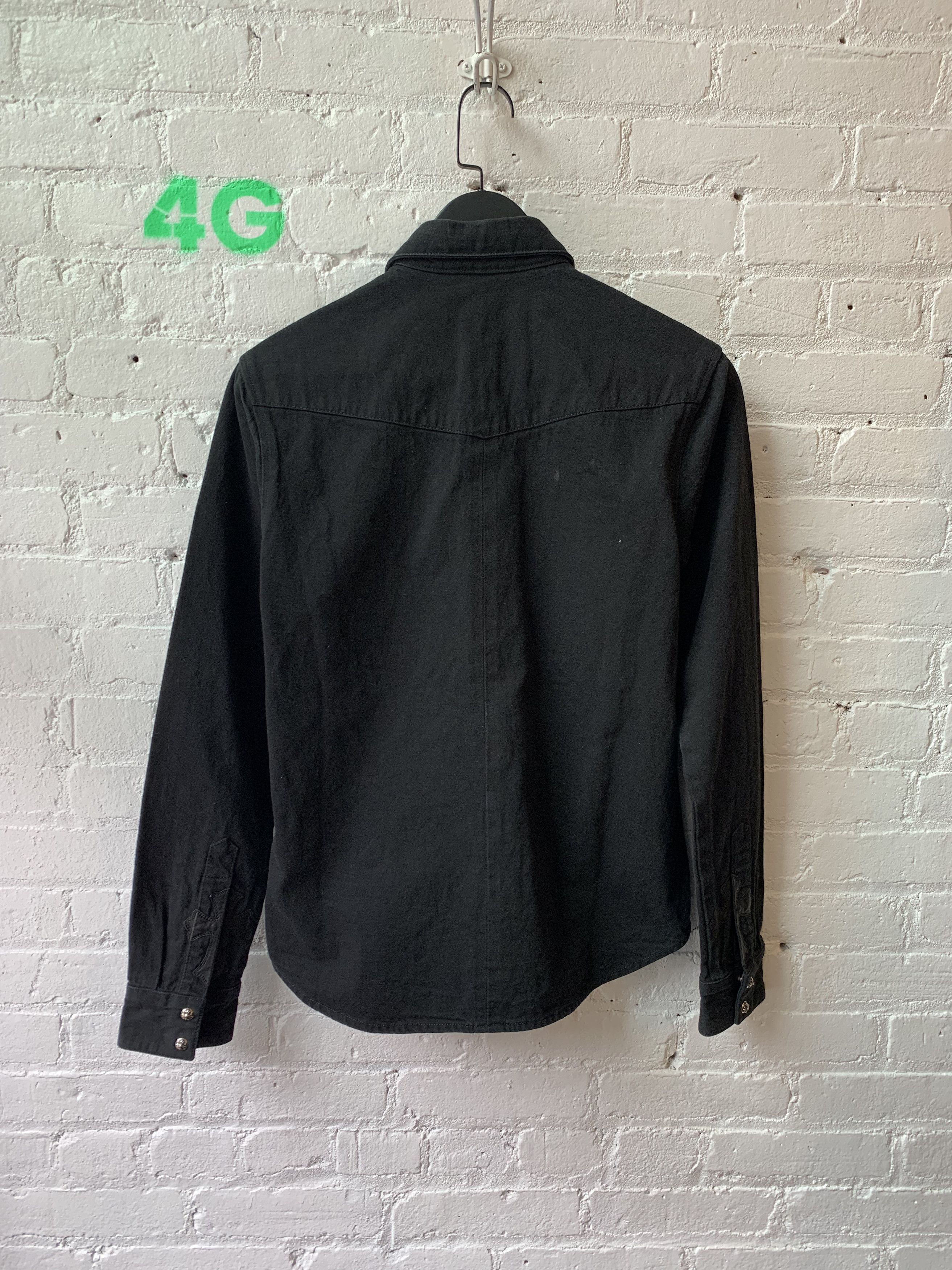 Chrome Hearts Chrome Hearts Cross Patch Workman's Button Up Sz M Size US S / EU 44-46 / 1 - 3 Thumbnail