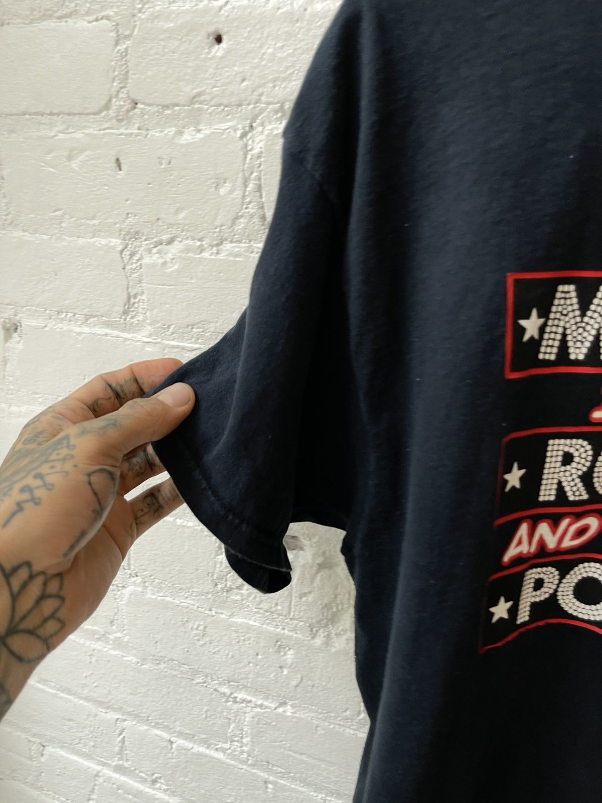 Vintage Vintage MOVIESTAR ROCKSTAR PORNSTAR PORN SHIRT 4Gseller Size US L / EU 52-54 / 3 - 3 Thumbnail