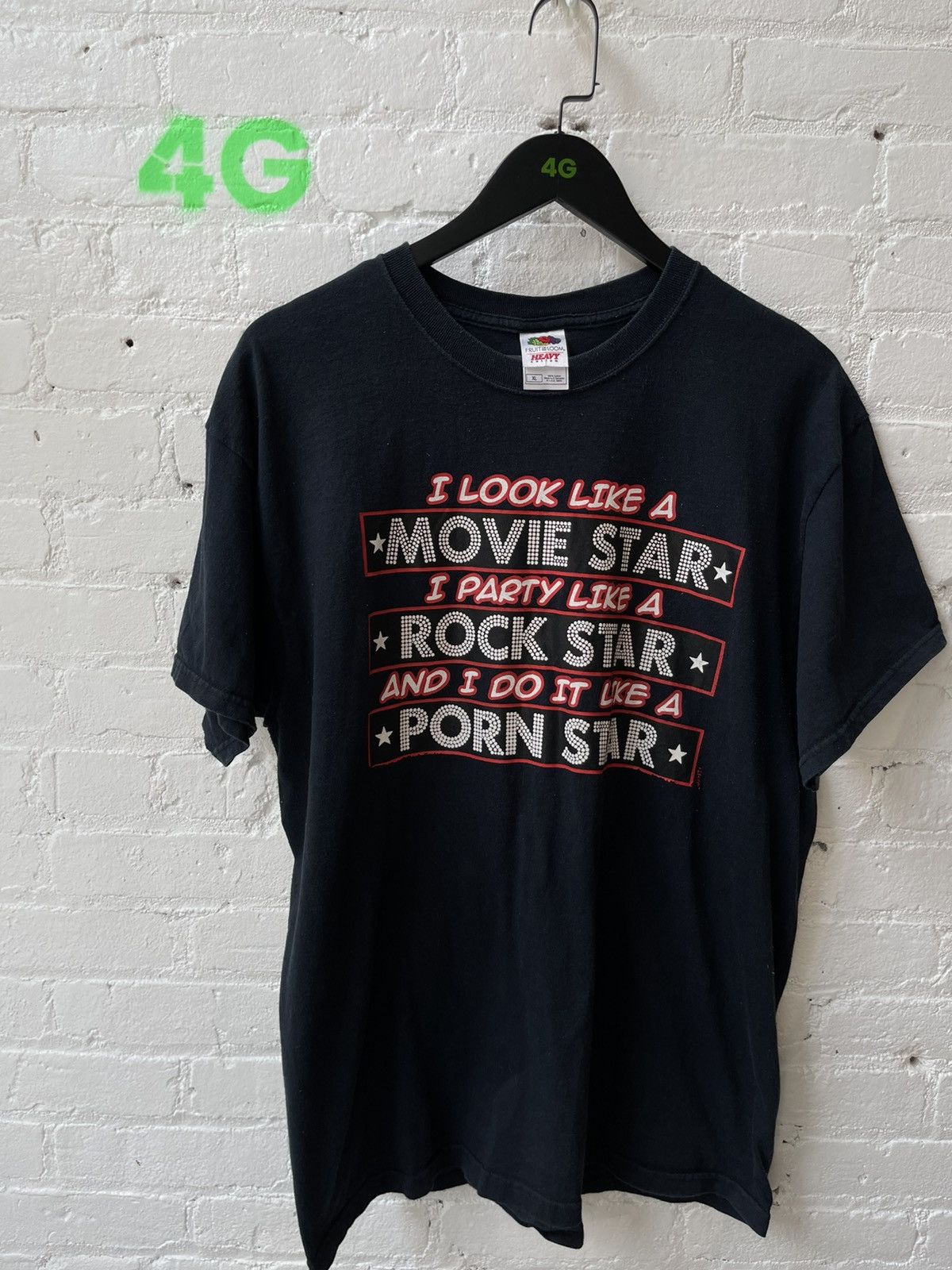 Vintage Vintage MOVIESTAR ROCKSTAR PORNSTAR PORN SHIRT 4Gseller Size US L / EU 52-54 / 3 - 1 Thumbnail