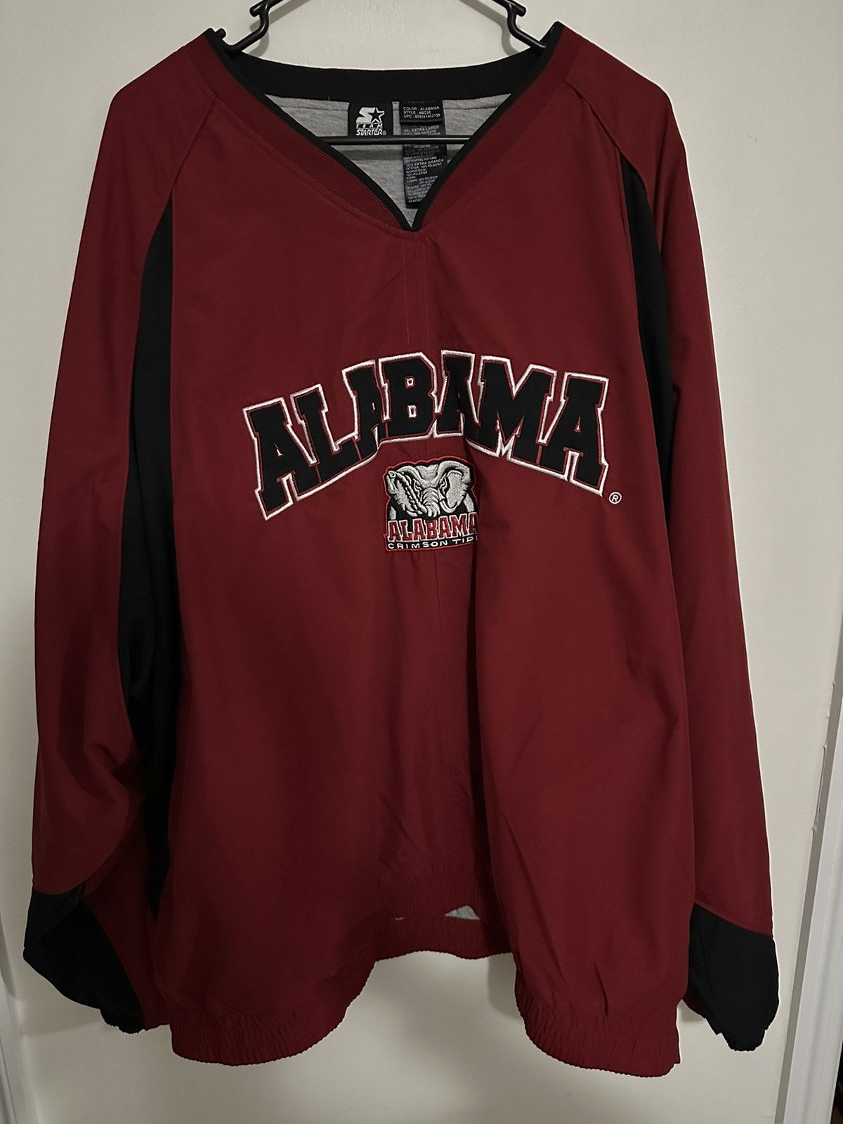 Starter × Vintage Vintage Starter Alabama Crimson Tide Pullover Size US XXL / EU 58 / 5 - 1 Thumbnail