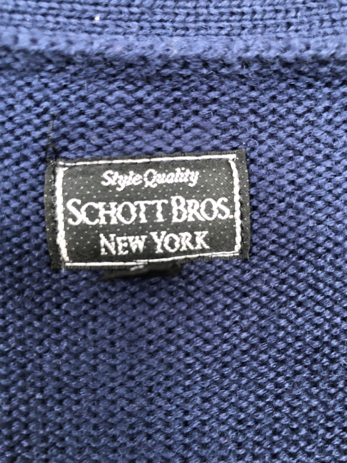 Schott Schott NY 🇺🇸 Letterman Thick Wool Patches Cardigan Size US M / EU 48-50 / 2 - 6 Thumbnail