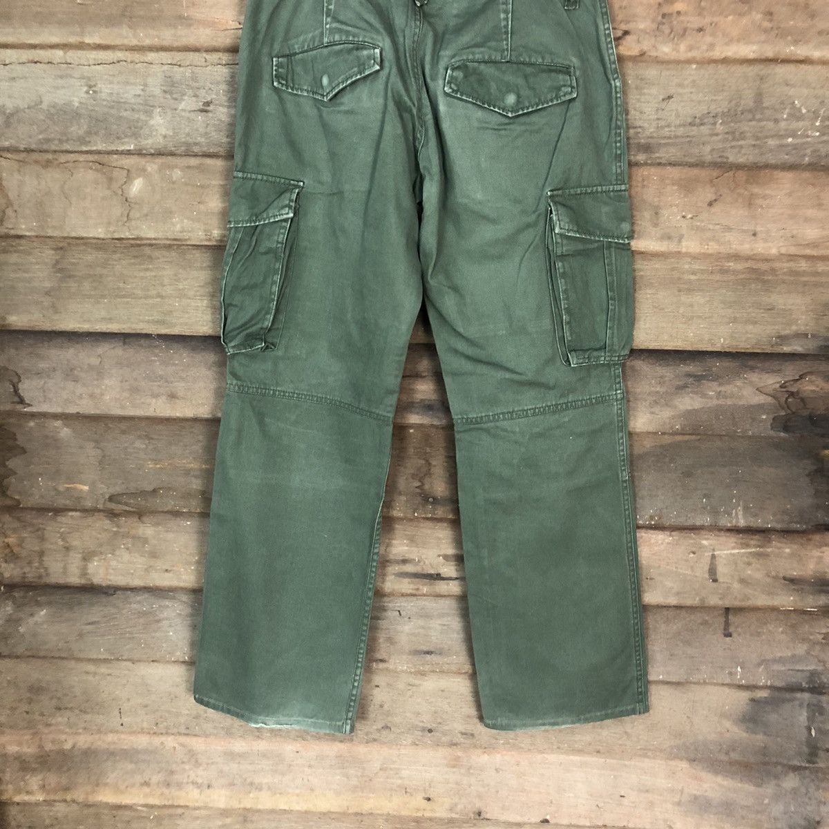 Japanese Brand DLL Bull Green utility Cargo Multipocket Pants #1582 Size US 30 / EU 46 - 11 Thumbnail