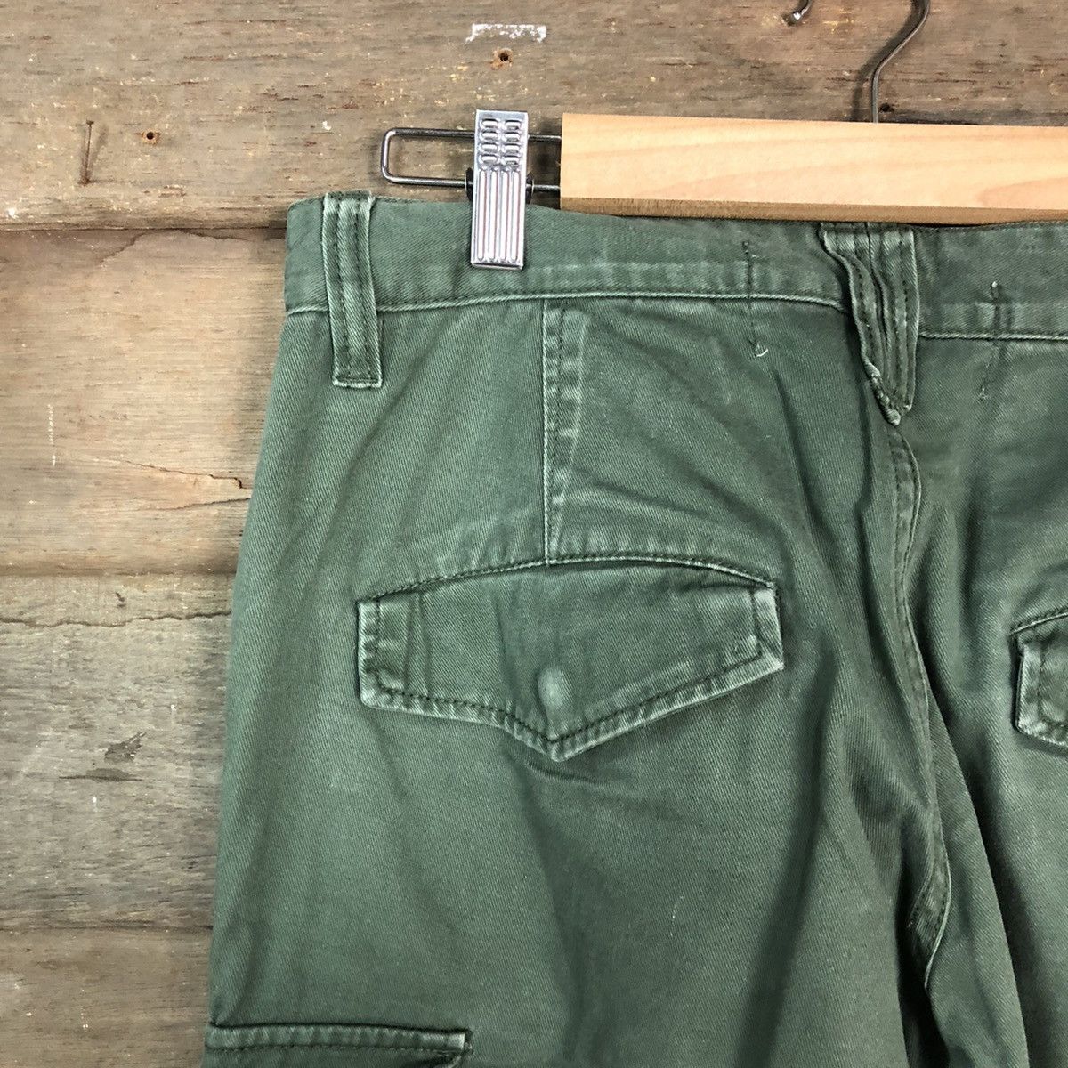 Japanese Brand DLL Bull Green utility Cargo Multipocket Pants #1582 Size US 30 / EU 46 - 12 Thumbnail