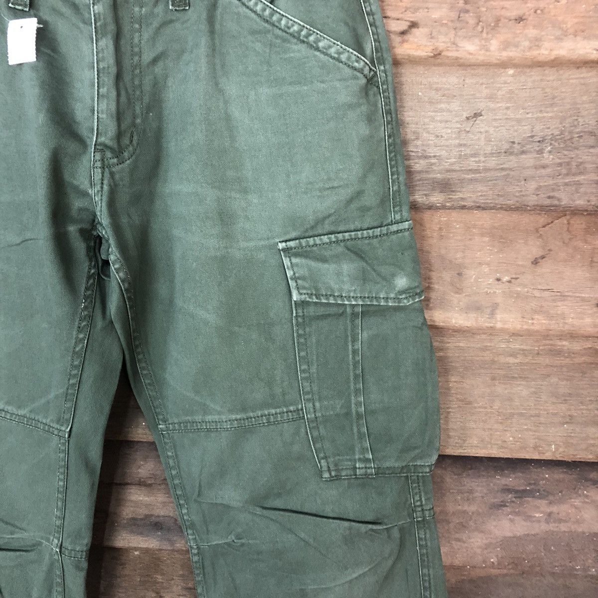 Japanese Brand DLL Bull Green utility Cargo Multipocket Pants #1582 Size US 30 / EU 46 - 5 Thumbnail