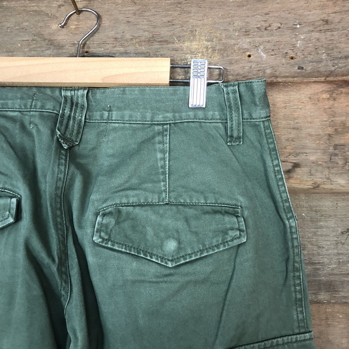 Japanese Brand DLL Bull Green utility Cargo Multipocket Pants #1582 Size US 30 / EU 46 - 13 Thumbnail