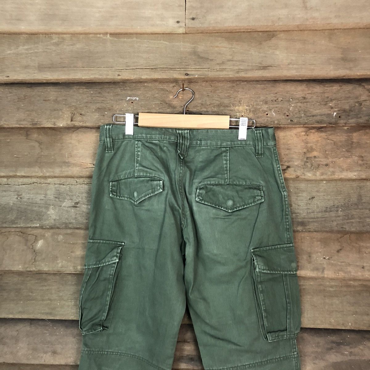 Japanese Brand DLL Bull Green utility Cargo Multipocket Pants #1582 Size US 30 / EU 46 - 10 Thumbnail