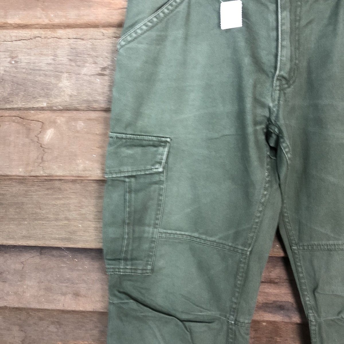 Japanese Brand DLL Bull Green utility Cargo Multipocket Pants #1582 Size US 30 / EU 46 - 4 Thumbnail