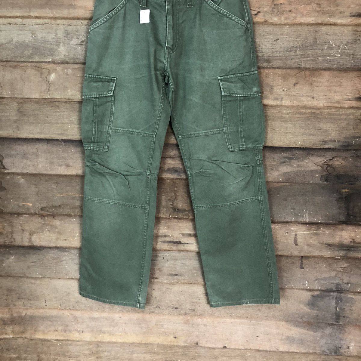 Japanese Brand DLL Bull Green utility Cargo Multipocket Pants #1582 Size US 30 / EU 46 - 3 Thumbnail