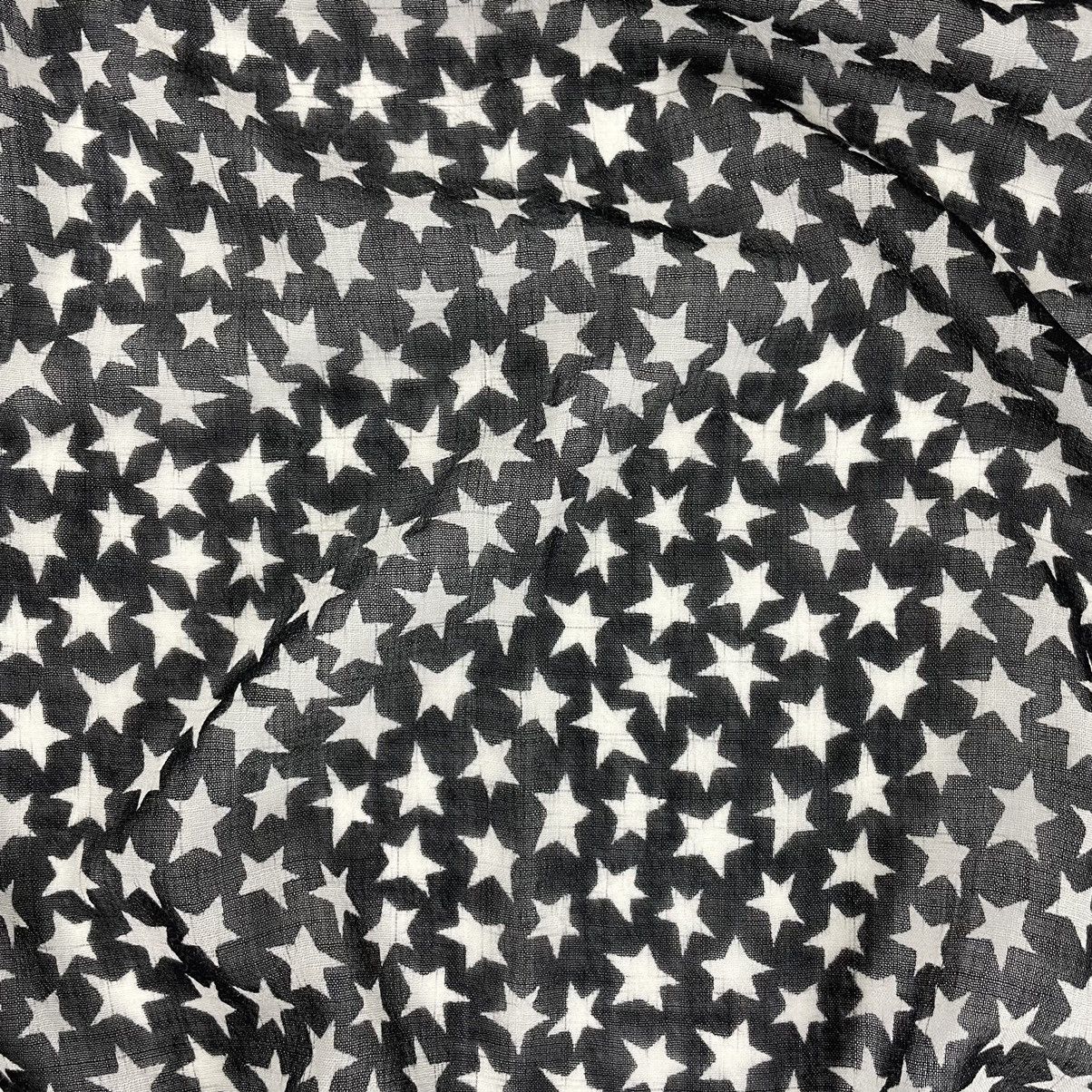 Saint Laurent Paris SAINT LAURENT PARIS SS15 OVERSIZED STAR SCARF Size ONE SIZE - 4 Thumbnail