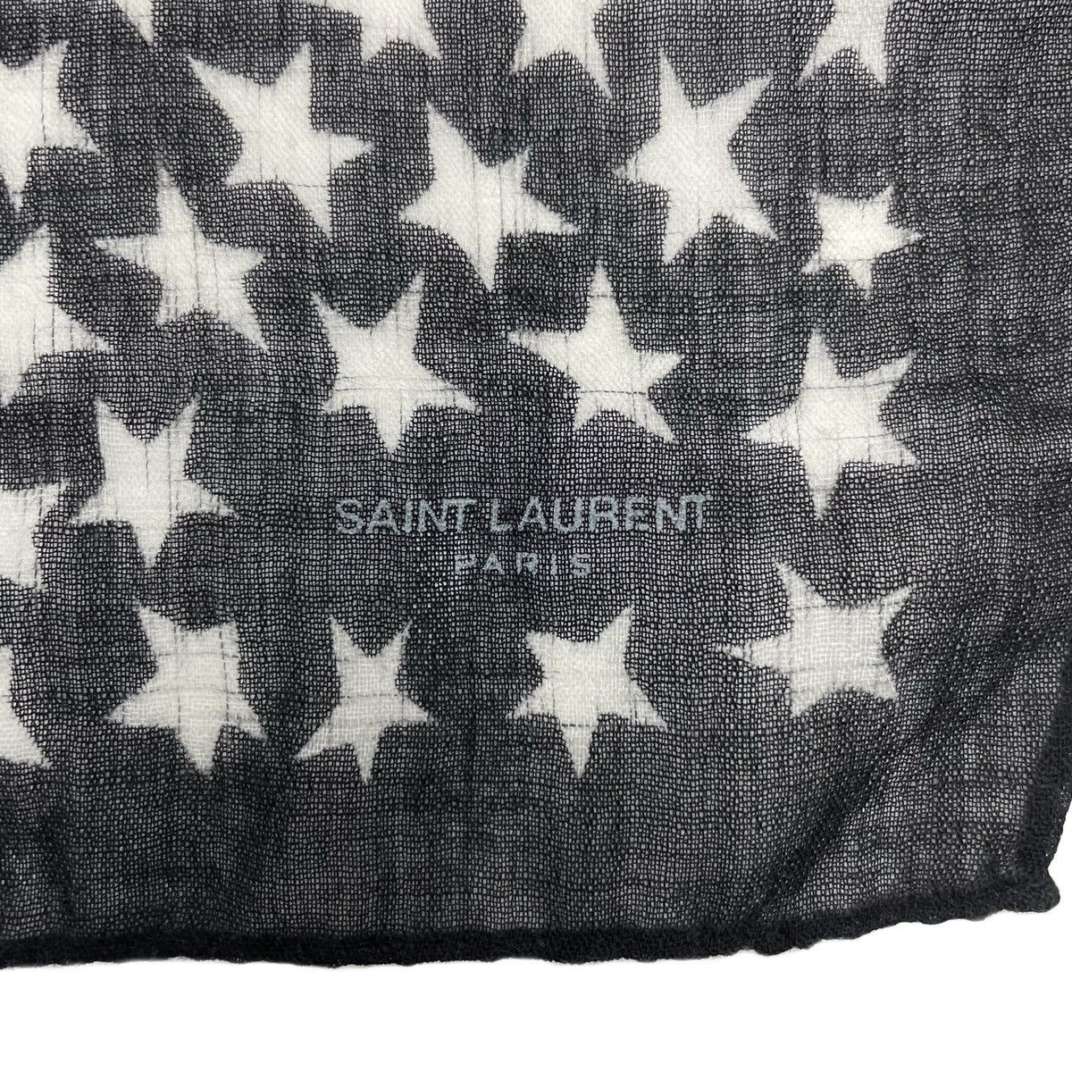 Saint Laurent Paris SAINT LAURENT PARIS SS15 OVERSIZED STAR SCARF Size ONE SIZE - 5 Thumbnail