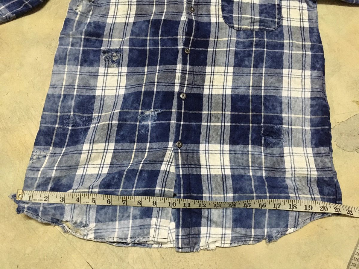 Zara Button Up Shirt Distress Seditionaries Style Size US M / EU 48-50 / 2 - 16 Thumbnail