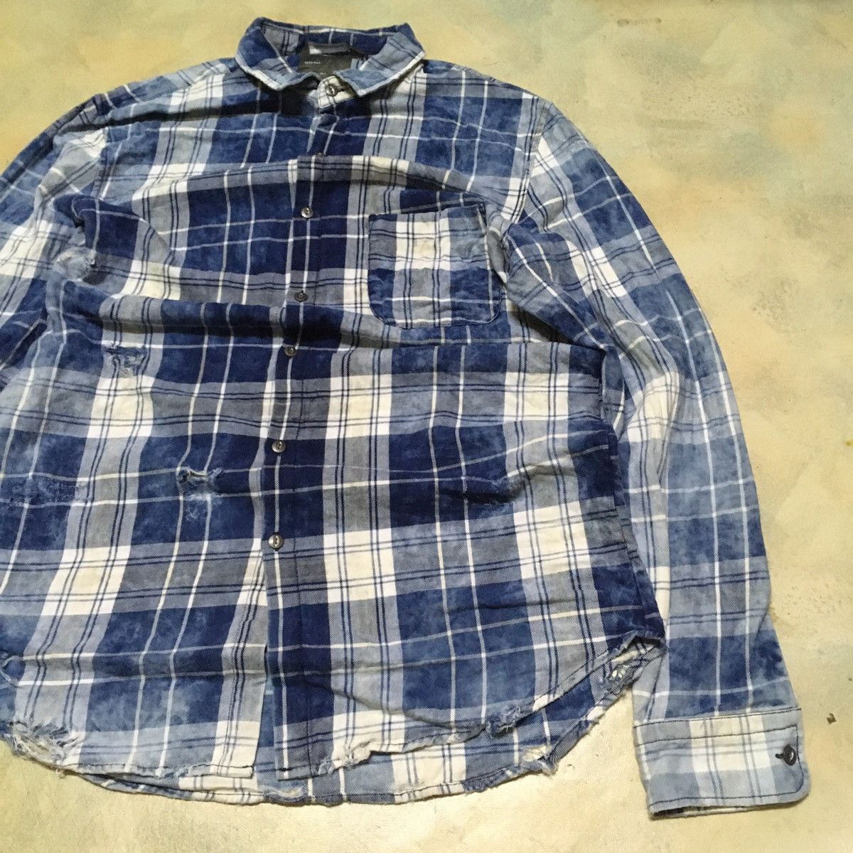 Zara Button Up Shirt Distress Seditionaries Style Size US M / EU 48-50 / 2 - 11 Thumbnail