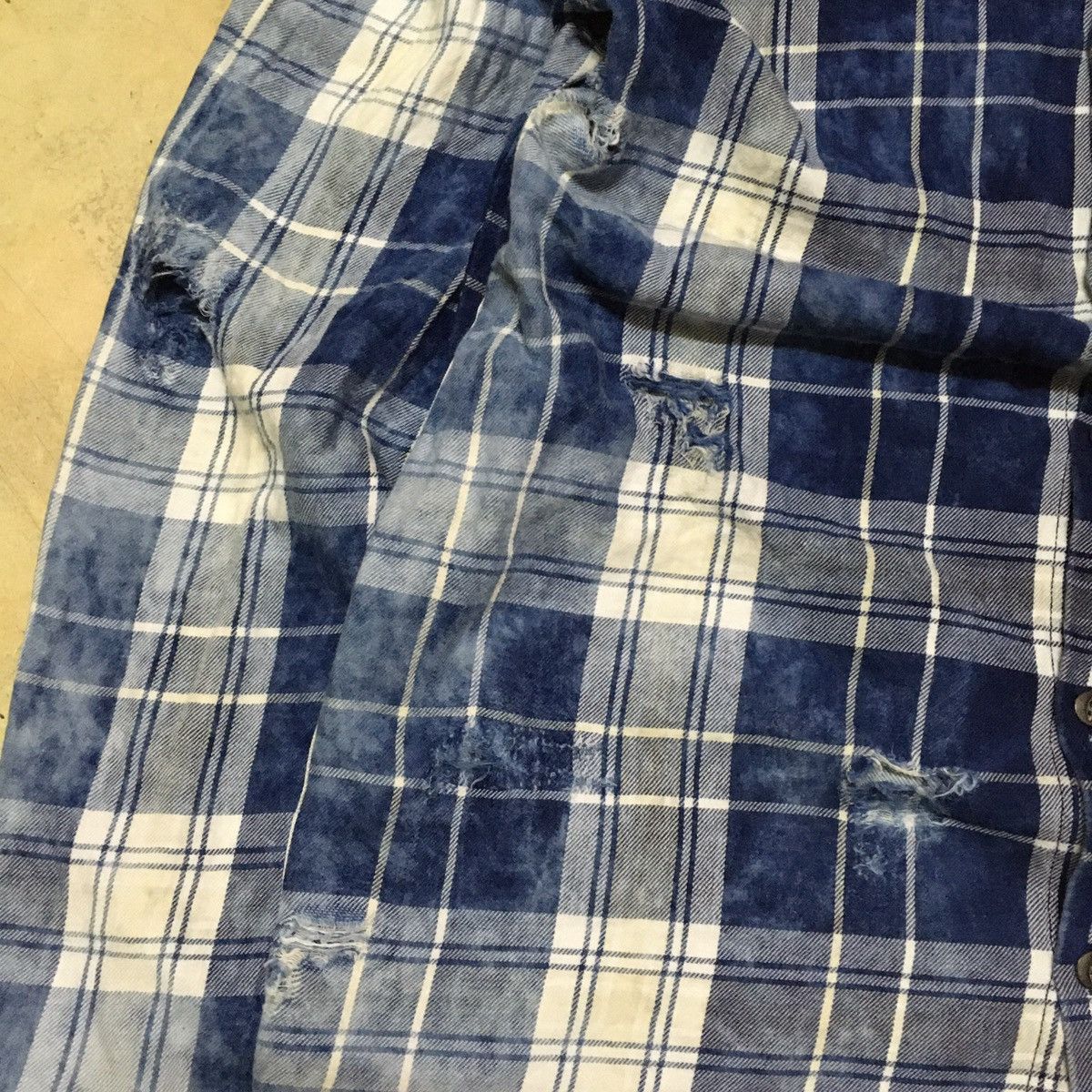 Zara Button Up Shirt Distress Seditionaries Style Size US M / EU 48-50 / 2 - 13 Thumbnail