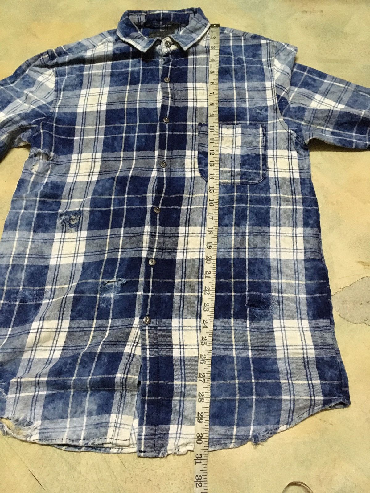 Zara Button Up Shirt Distress Seditionaries Style Size US M / EU 48-50 / 2 - 17 Thumbnail
