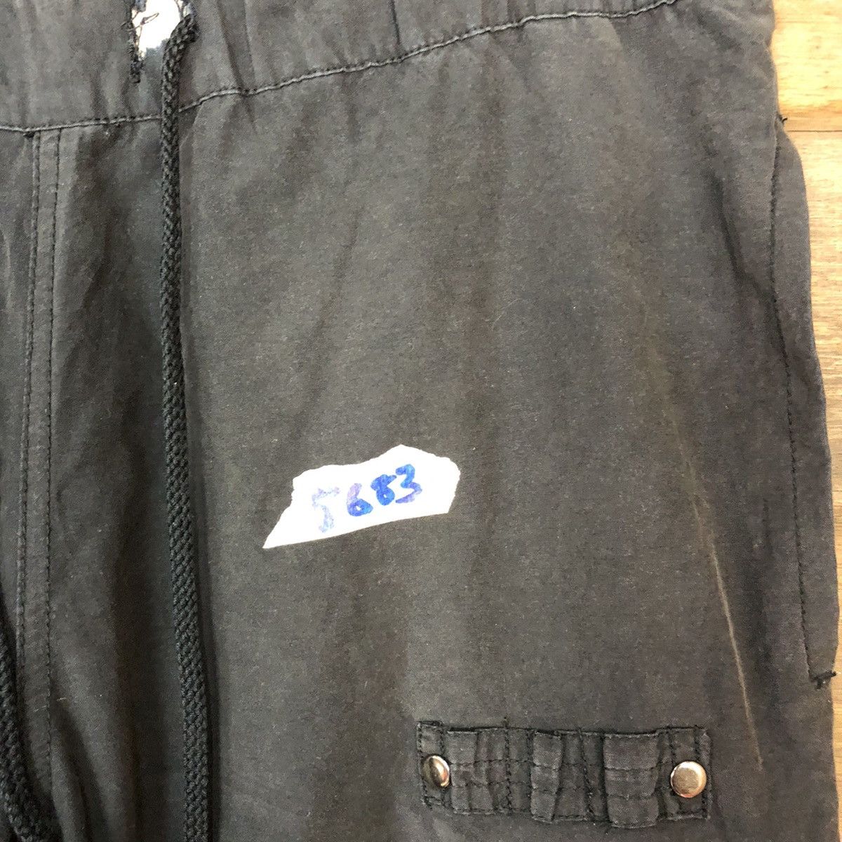 Japanese Brand × Vintage Japanese Brand Black hiking Cargo Pants #5683 Size US 27 - 8 Thumbnail
