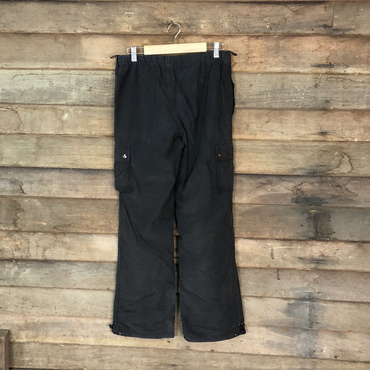 Japanese Brand × Vintage Japanese Brand Black hiking Cargo Pants #5683 Size US 27 - 9 Thumbnail