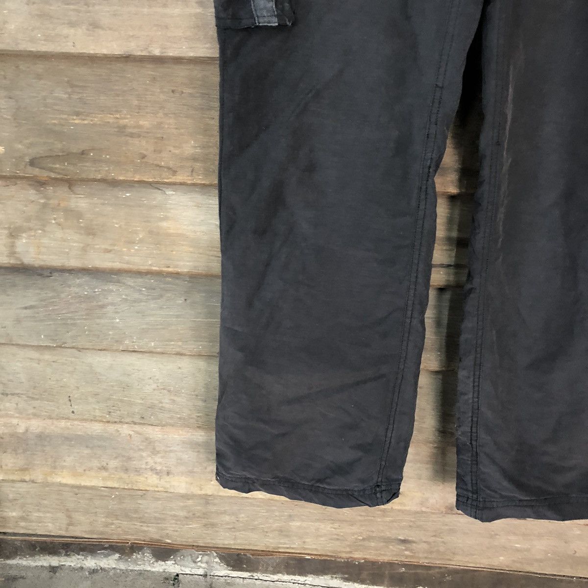 Japanese Brand × Vintage Japanese Brand Black hiking Cargo Pants #5683 Size US 27 - 6 Thumbnail