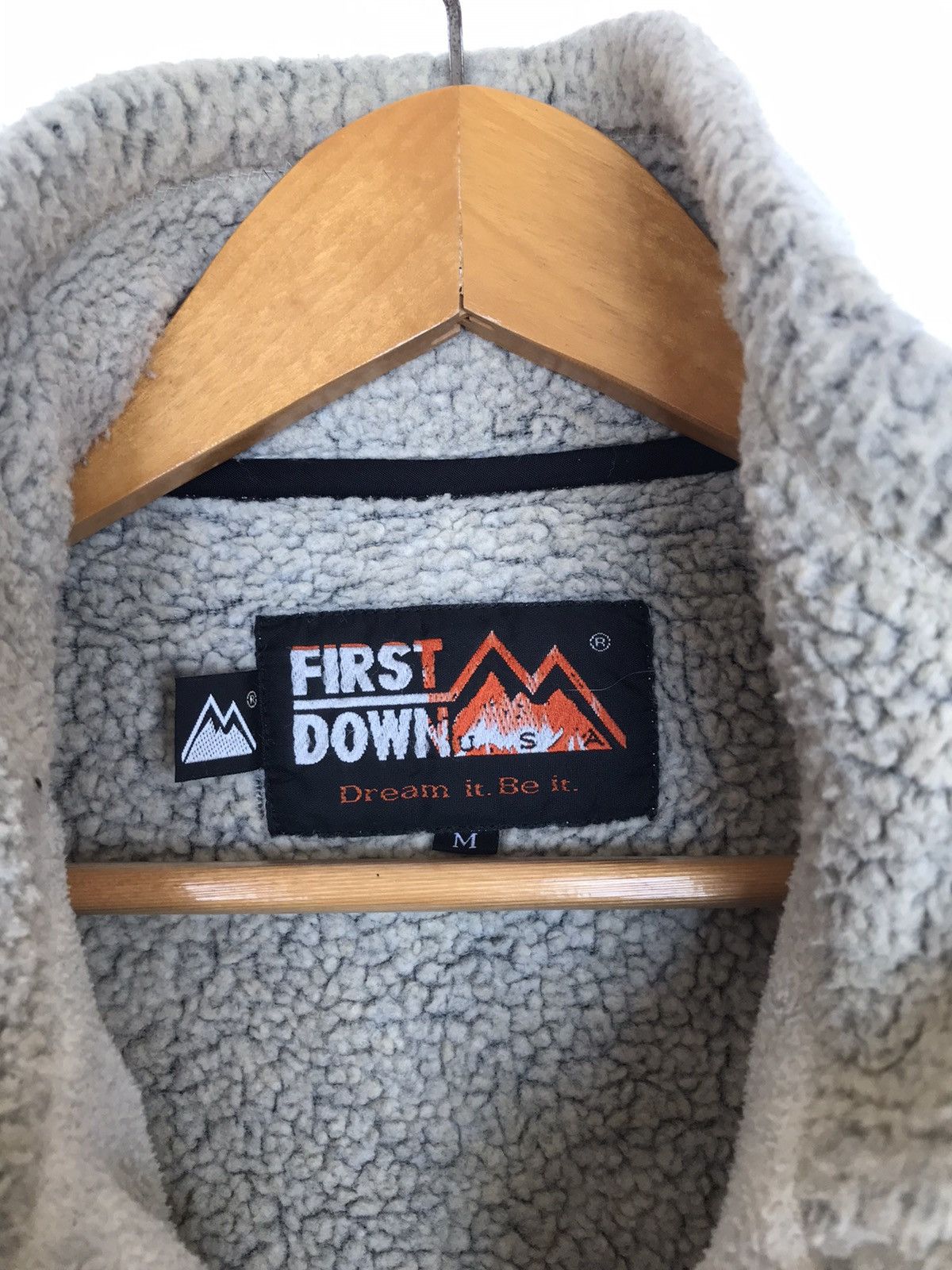 Japanese Brand First Down Usa Deep Pile Fleece Sherpa Jacket Outdoor Size US M / EU 48-50 / 2 - 3 Thumbnail