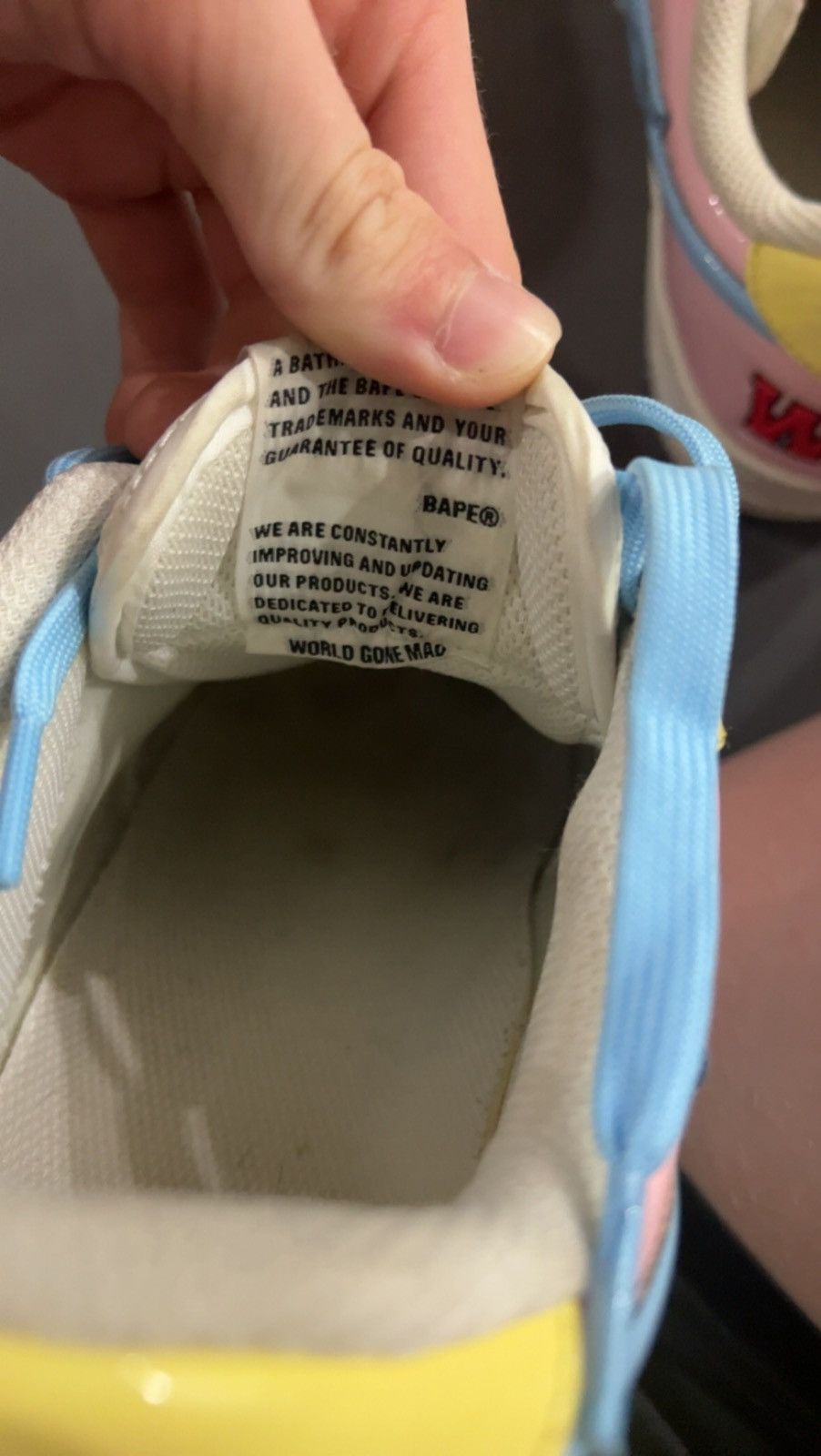 Bape Sta Low M2 20th Anniversary Patent Pink
