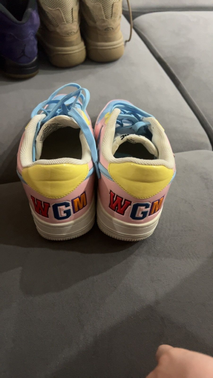 Bape Sta Low M2 20th Anniversary Patent Pink